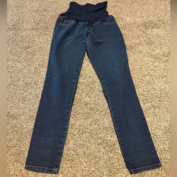 Indigo Blue Denim - Small maternity jeans